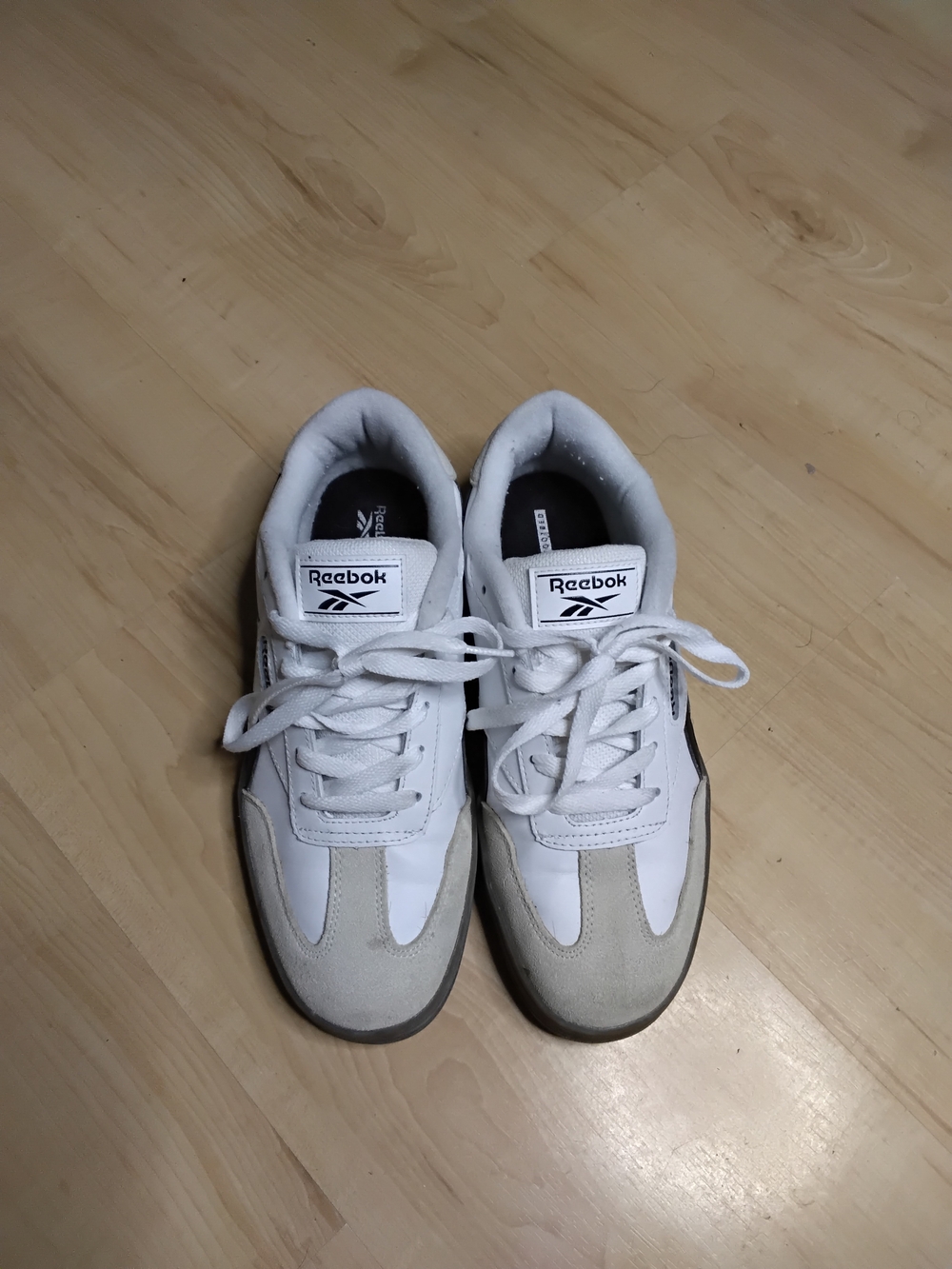 Reebok Club C 85 Vintage Womens Sz 8.5 Classic White & Gray Sneakers